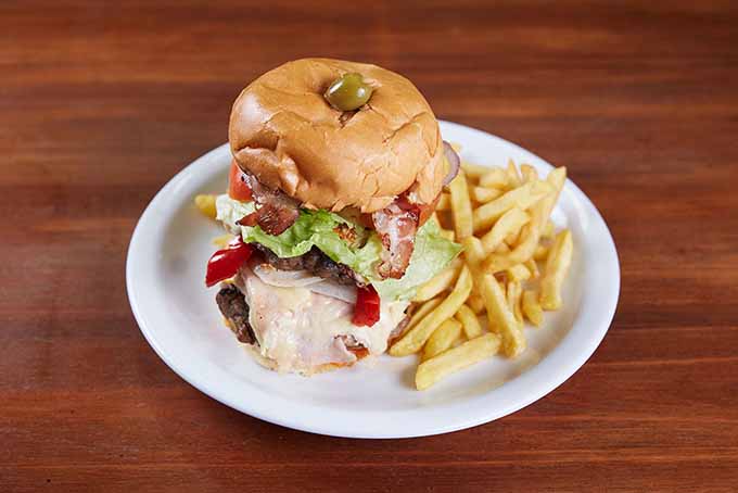 Hamburguesa con papas